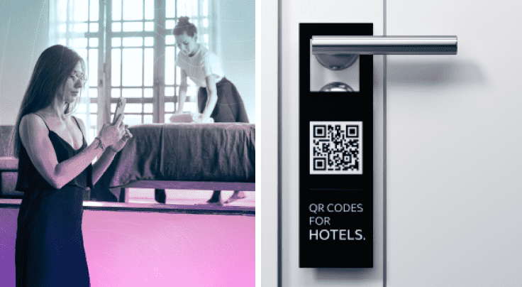 Banner: QR codes for hotels